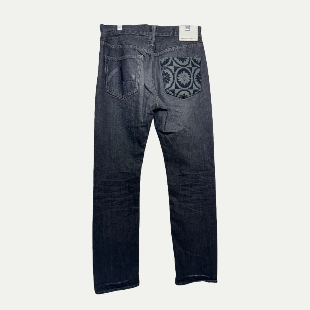Evisu Black Denim Sz 30