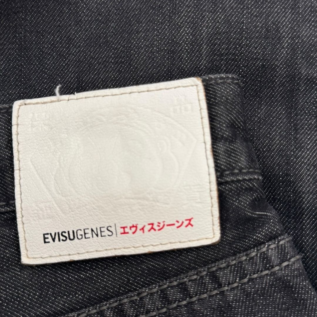 Evisu Black Denim Sz 30