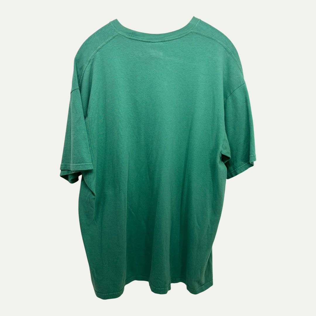 Vintage Stussy Green Logo Tee Sz XL