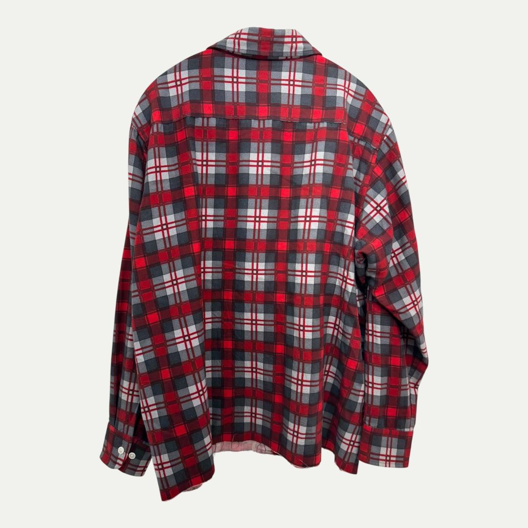 Needles Red Cut Flannel Sz XL