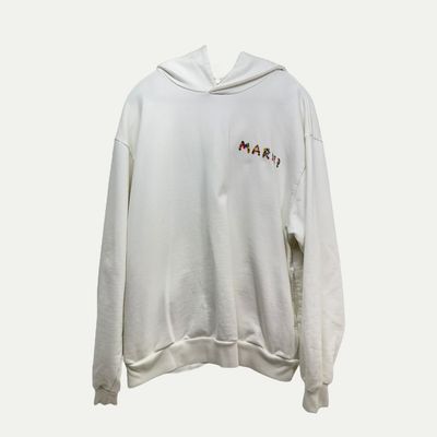 Marni Floral Logo Hoodie Sz 46(L-XL)