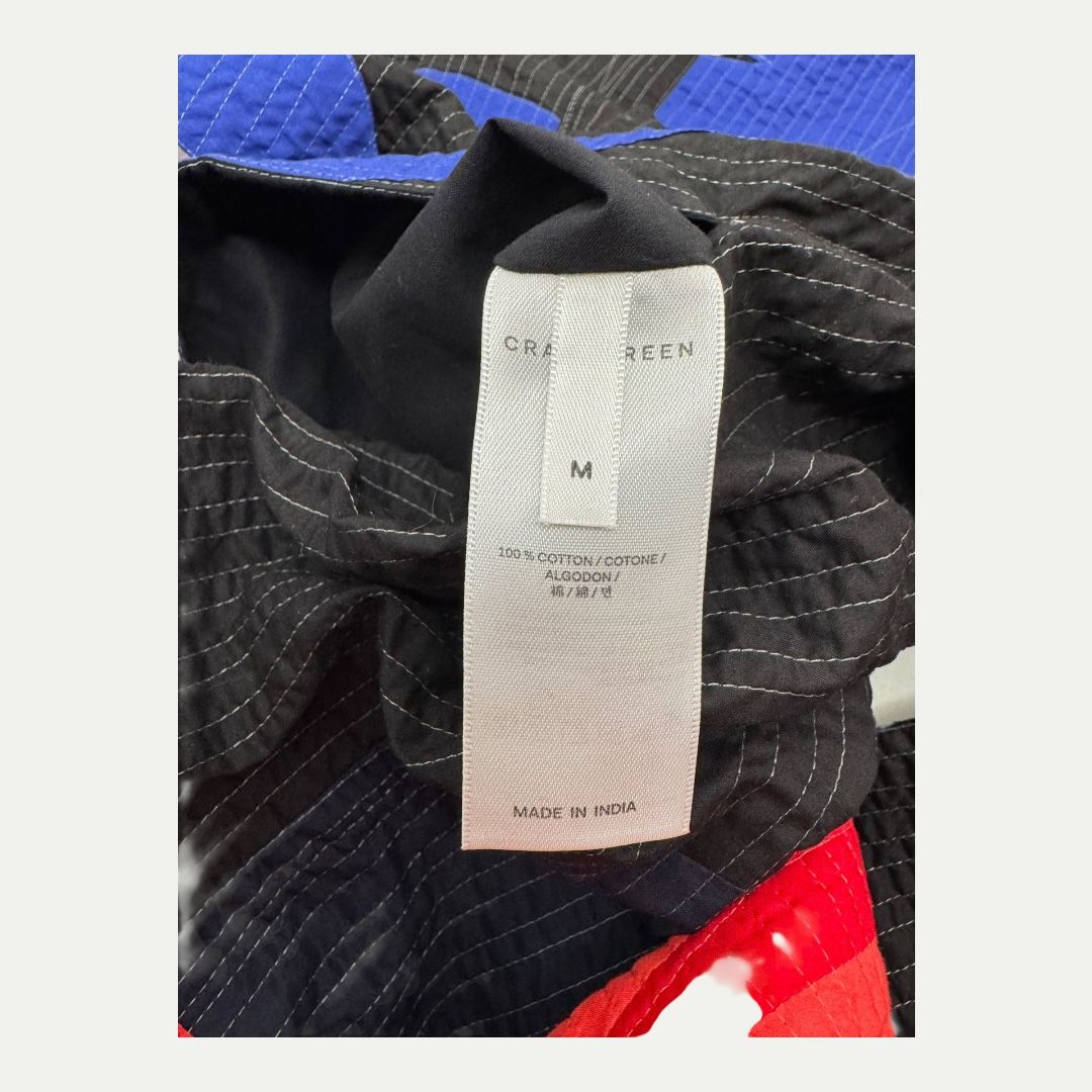 Craig Green Quilted Palm Overshirt Sz M