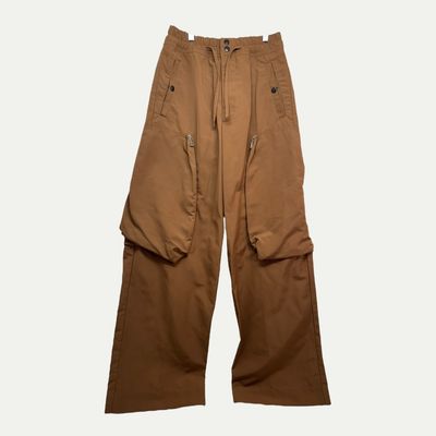 Dries Van Noten Wide Leg Brown Cargos Sz S(30)