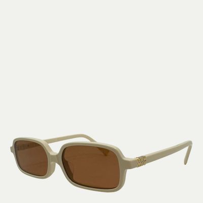 Miu Miu 11ZF Beige Sunglasses