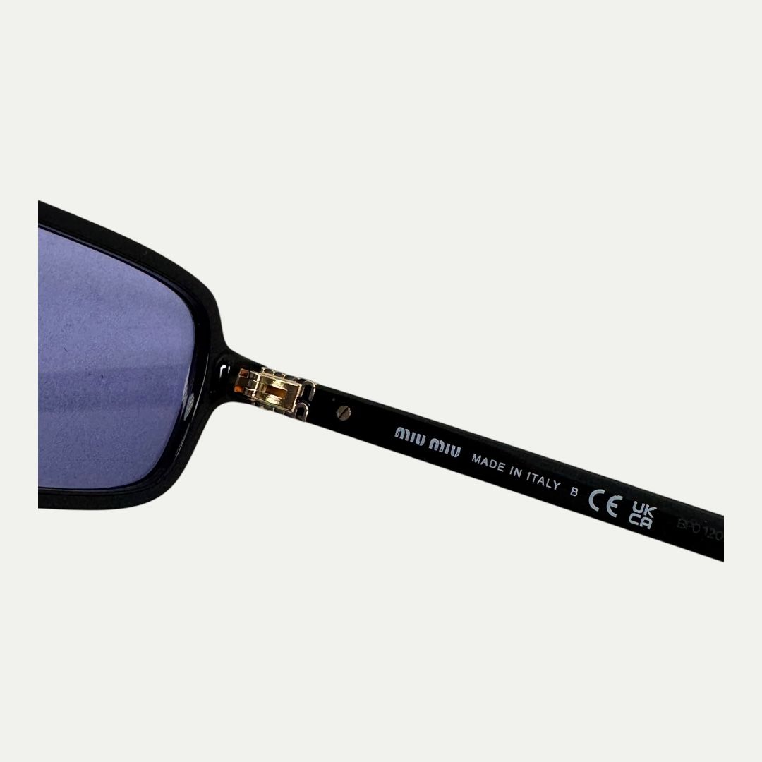 Miu Miu 11ZF Black Sunglasses