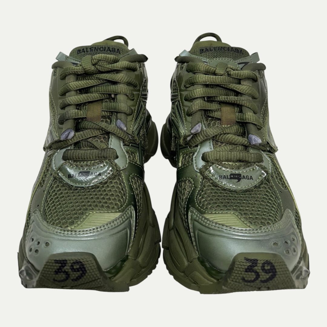 Balenciaga Olive Green Runner Sz 39(9w/7.5m)