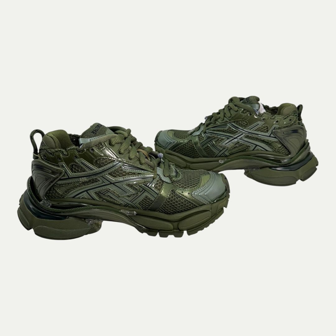Balenciaga Olive Green Runner Sz 39(9w/7.5m)