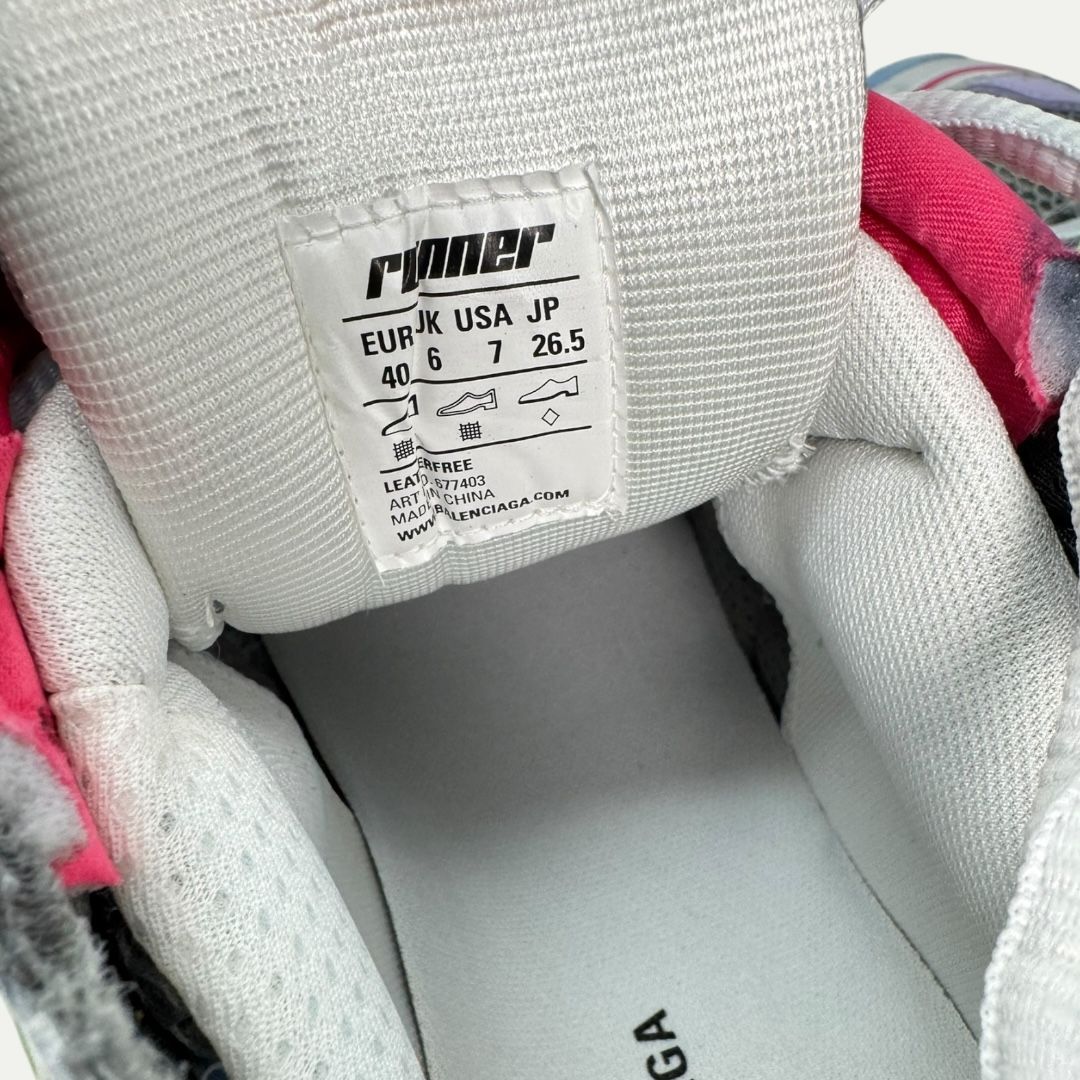 Balenciaga Multicolor Runner Sz 37(7w)