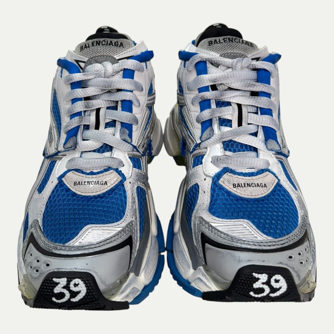 Balenciaga Blue/White Runner Sz 39(9w/7.5m)
