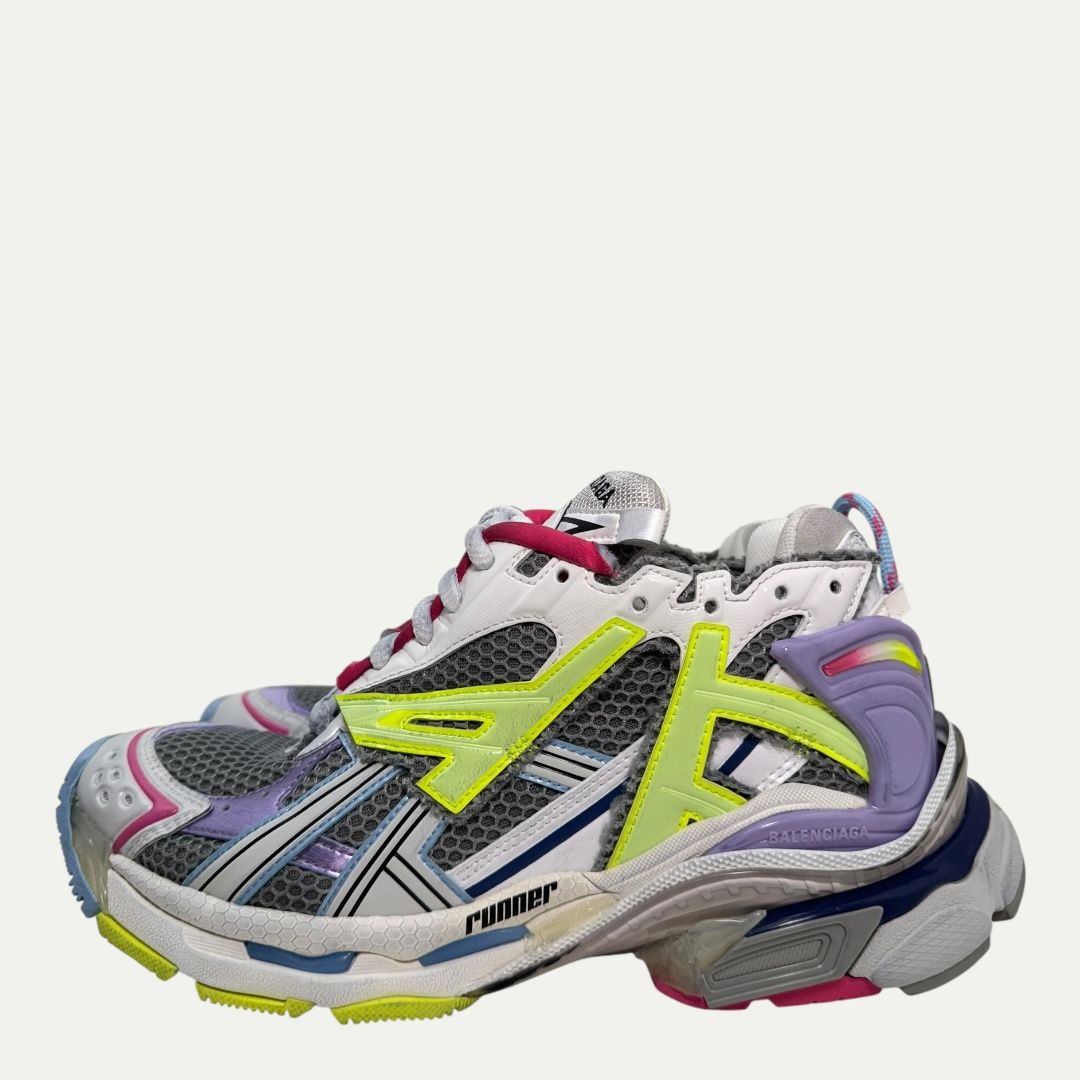 Balenciaga Multicolor Fluorescent Runner Sz 40(10w/8.5m)