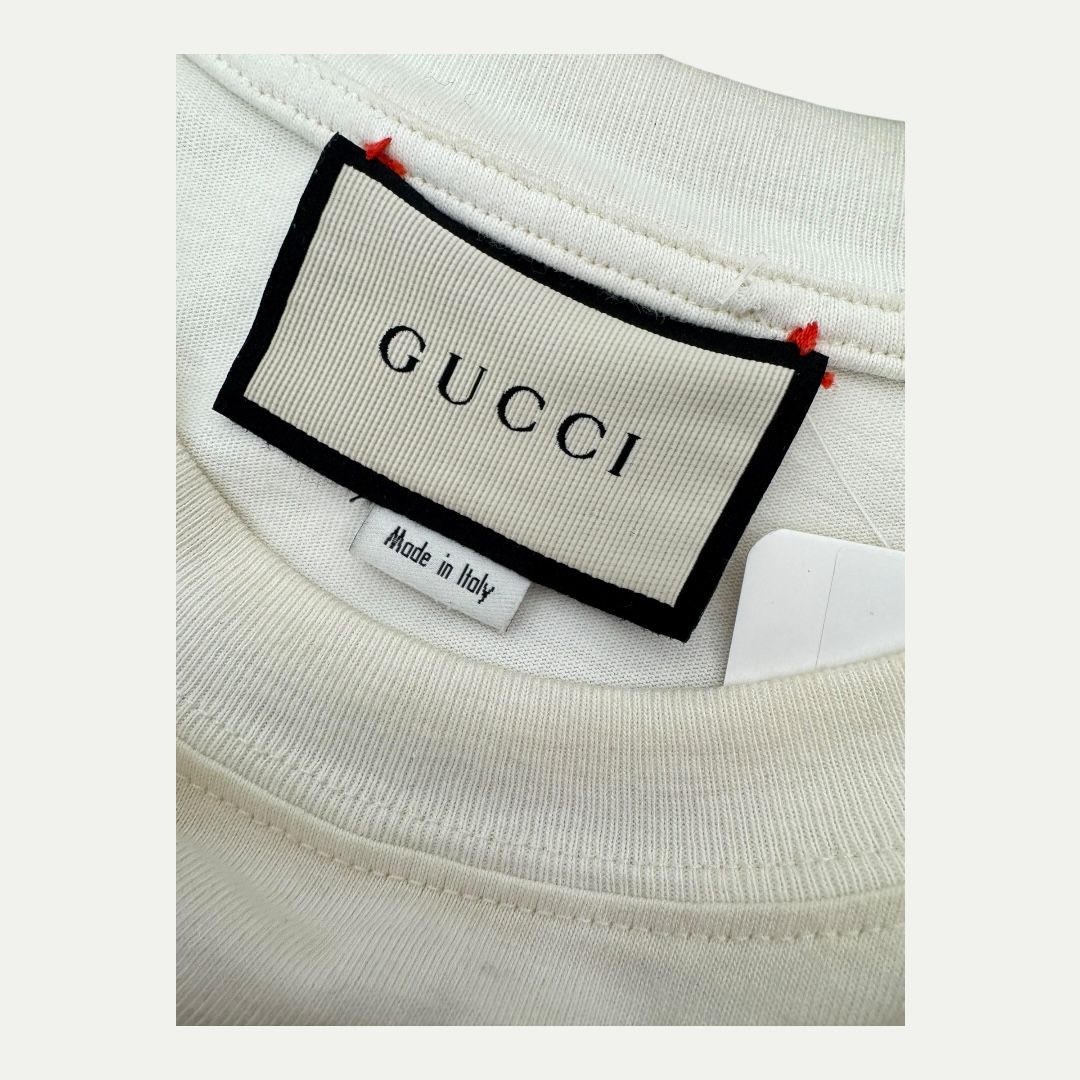 Gucci Prodige d&#39;Amour Print Tee Sz M