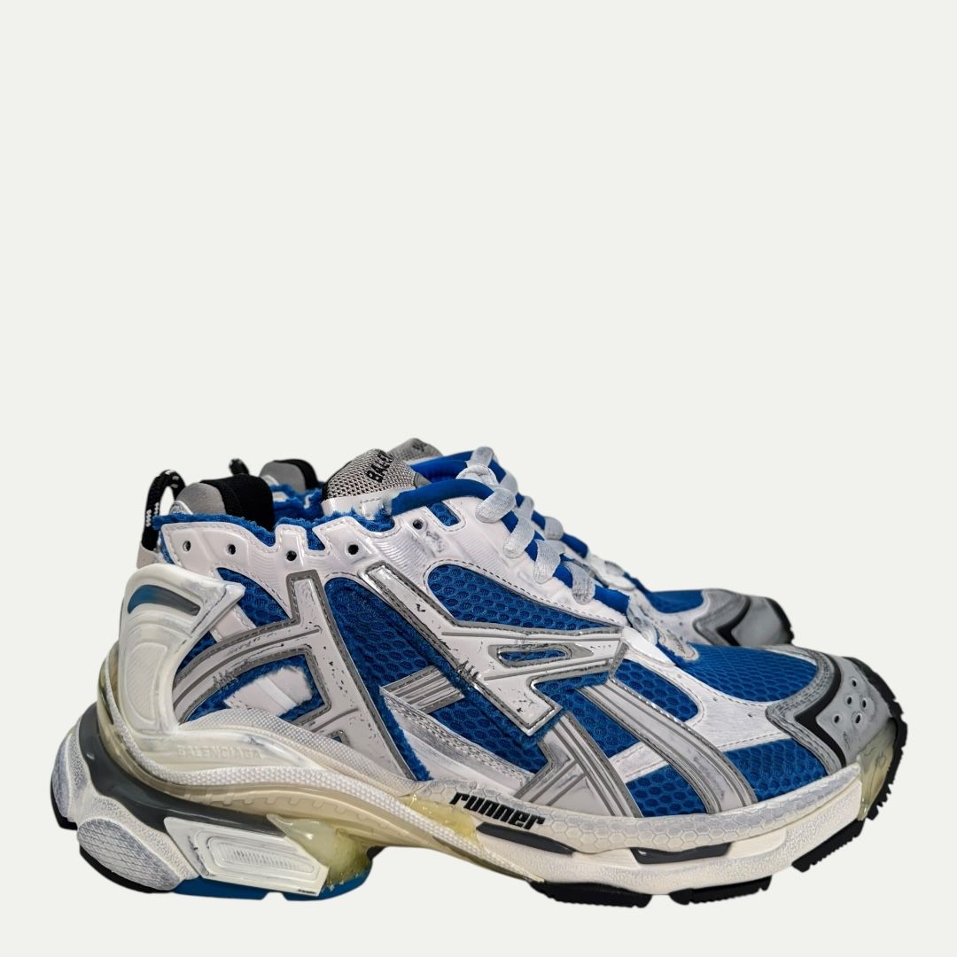 Balenciaga Blue/White Runner Sz 39(9w/7.5m)