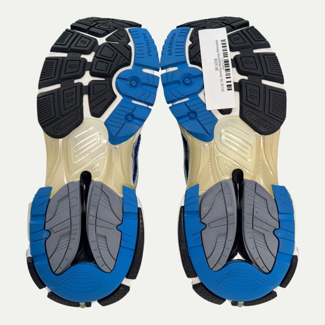 Balenciaga Blue/White Runner Sz 39(9w/7.5m)