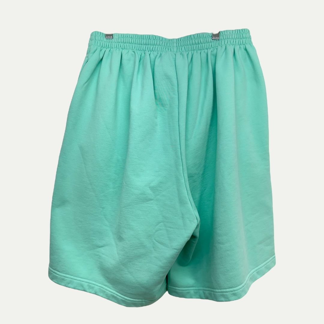 Balenciaga Embroidered Logo Mint Shorts Sz M(34)
