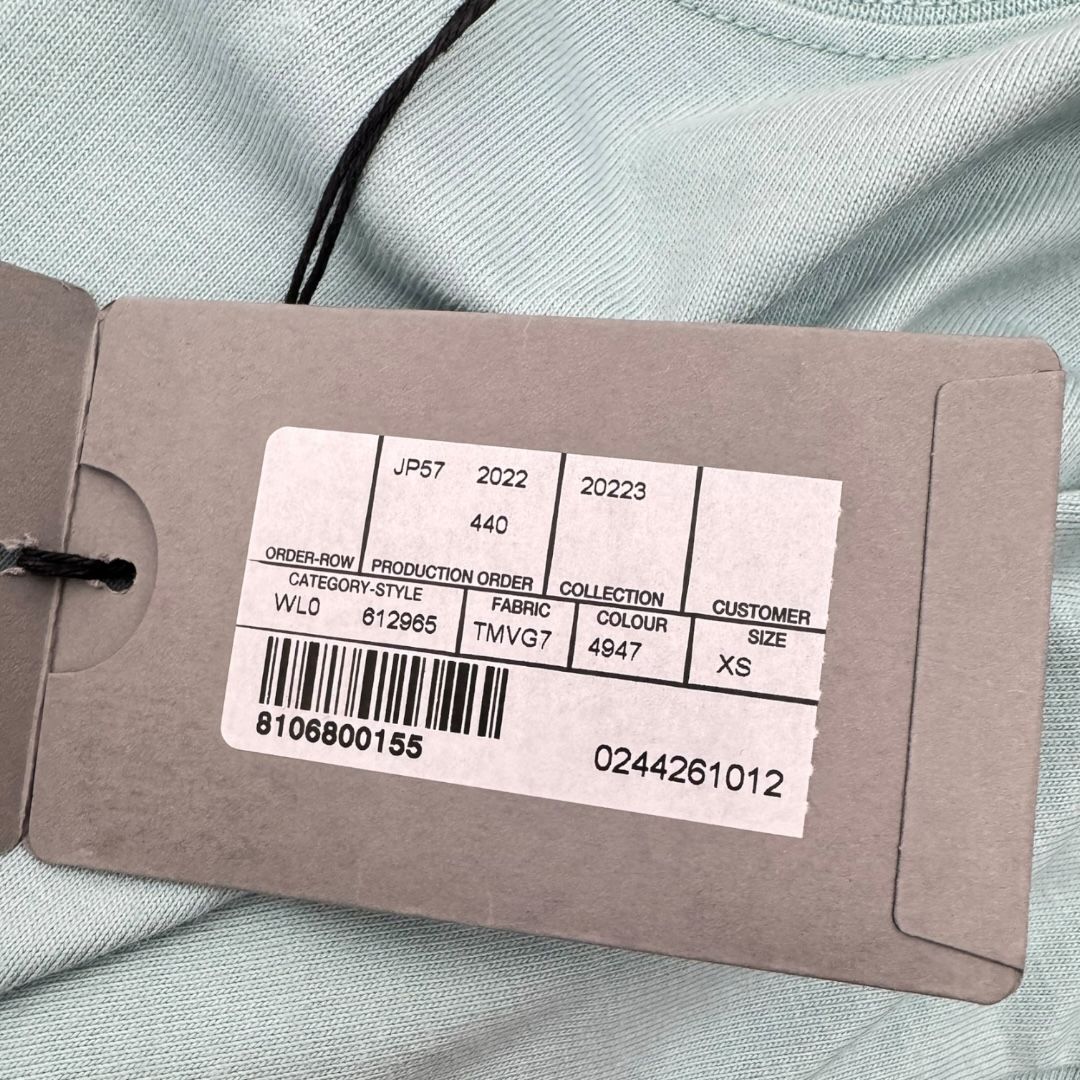 Balenciaga BB Paris Mint/Grey Tee Sz XS