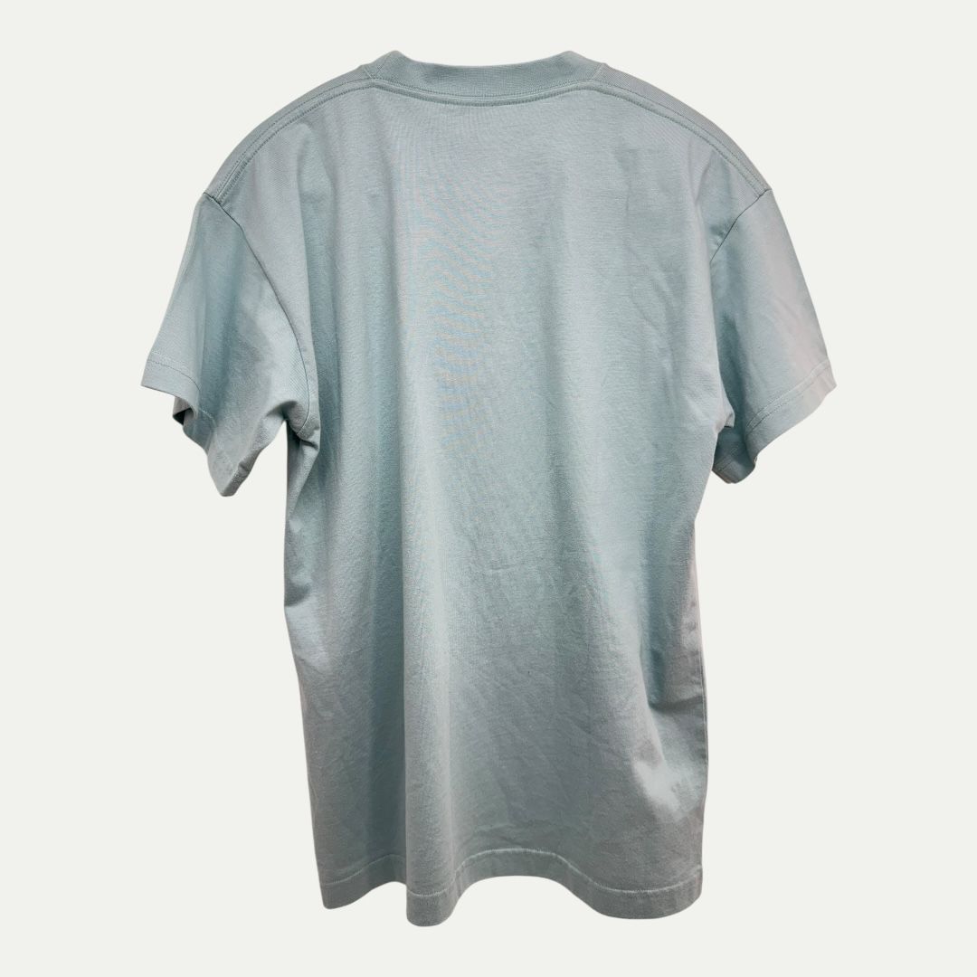 Balenciaga BB Paris Mint/Grey Tee Sz XS
