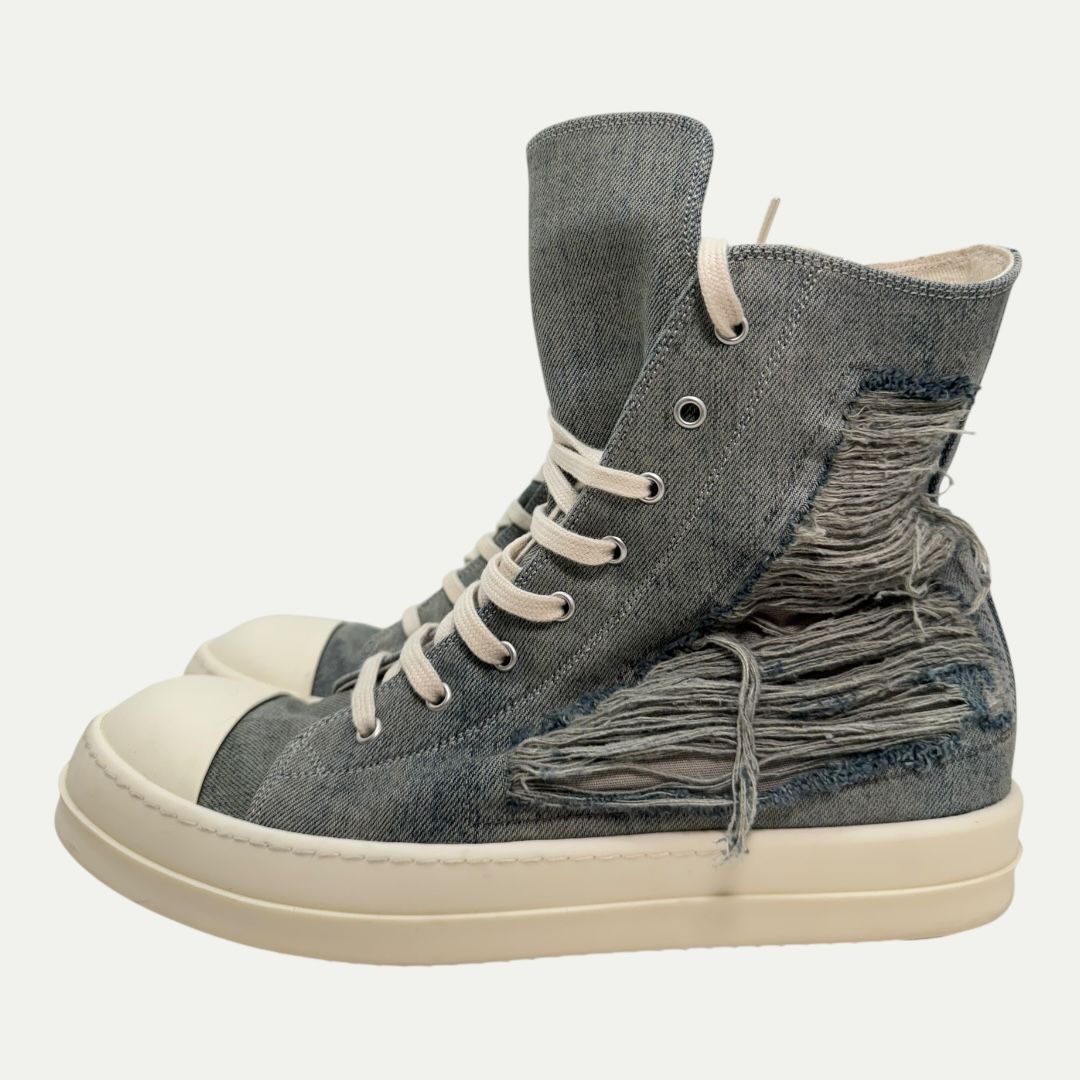 Rick Owens Drkshdw Distressed Denim Ramone Sz 45(12)
