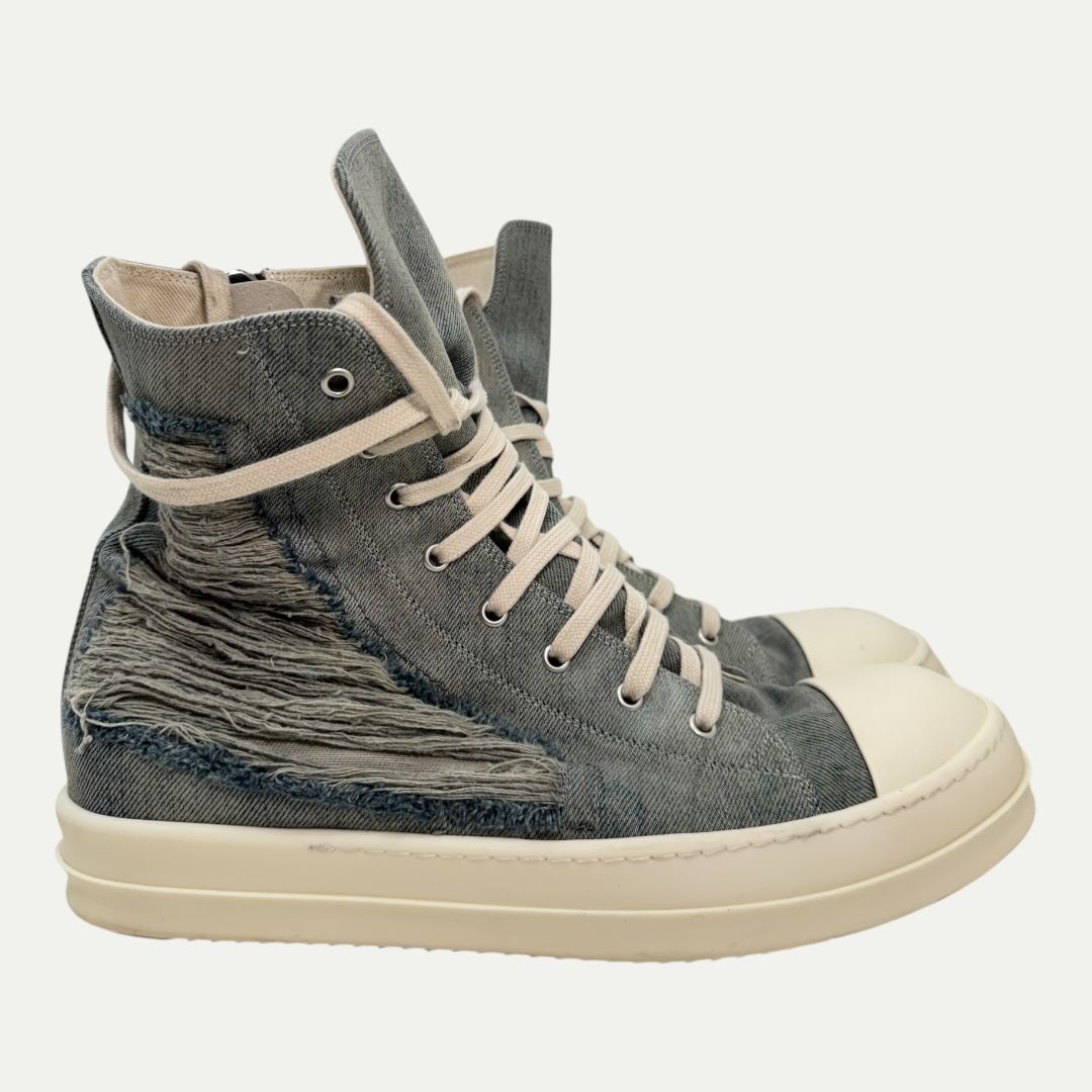 Rick Owens Drkshdw Distressed Denim Ramone Sz 45(12)