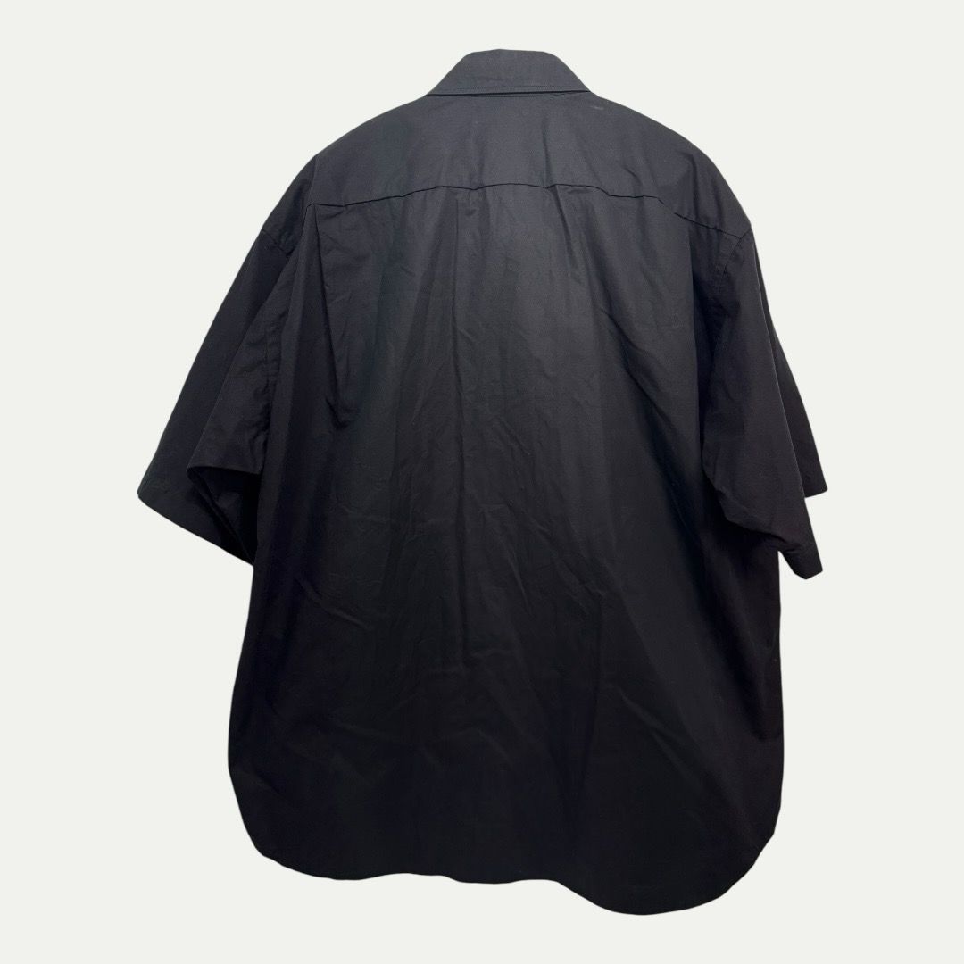 Balenciaga Black Poplin Shirt Sz 37(XL)