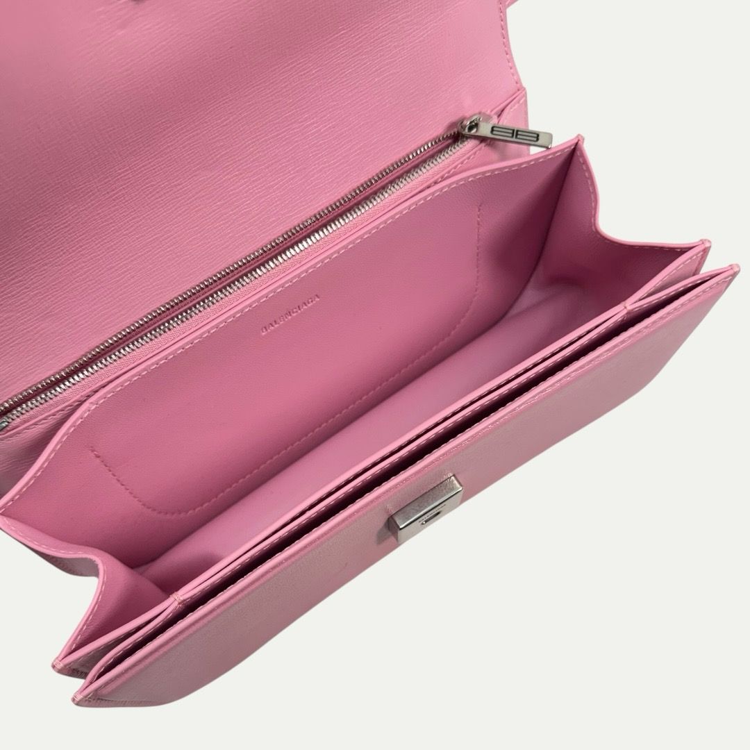 Balenciaga Pink Gossip Leather Bag