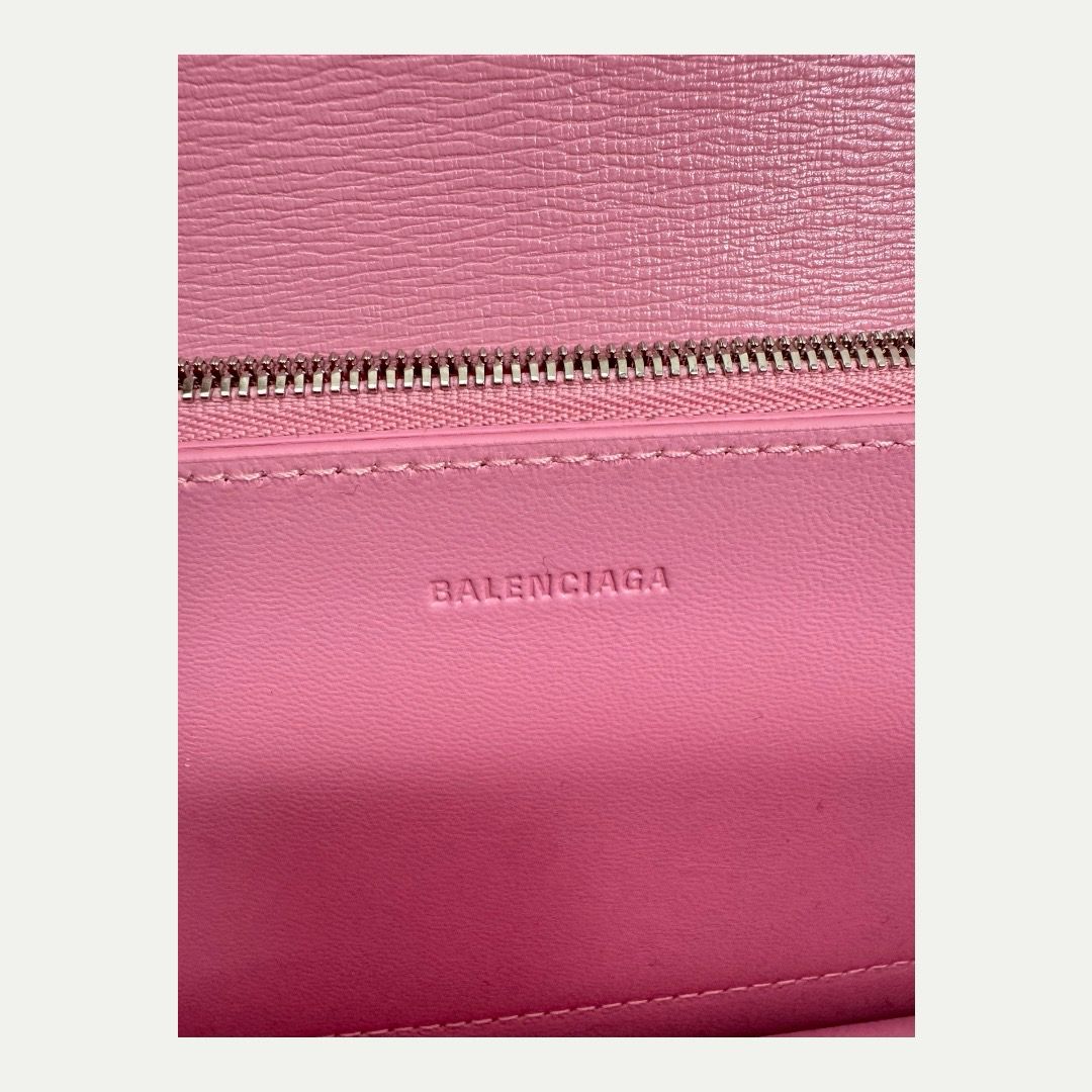 Balenciaga Pink Gossip Leather Bag