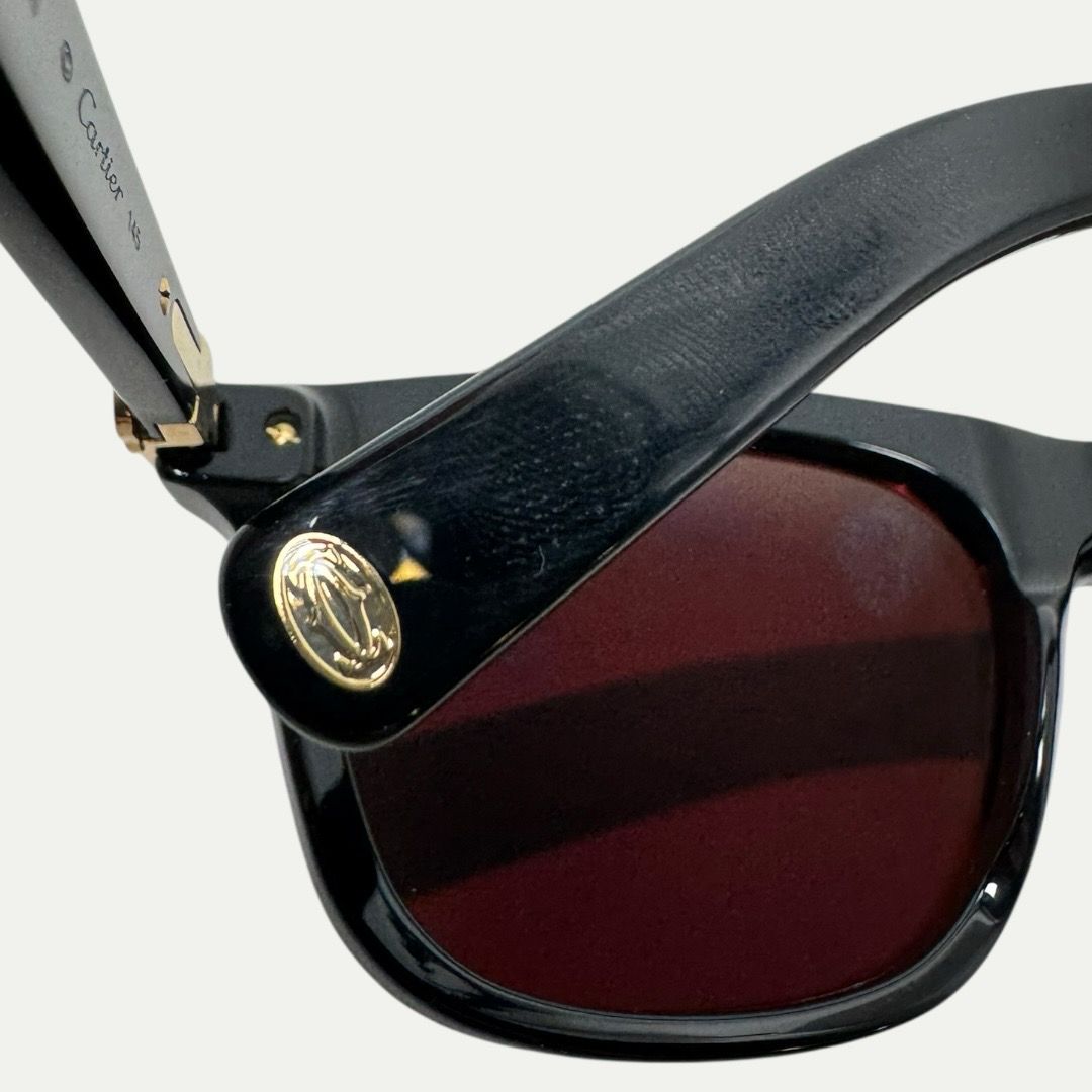 Cartier Black Square Sunglasses