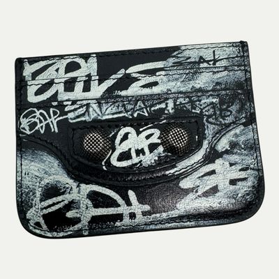 Balenciaga Graffiti Card Holder