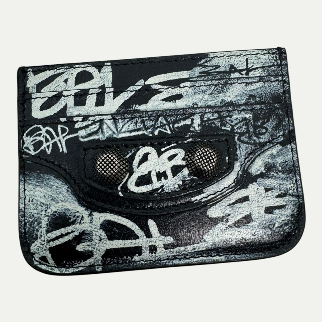 Balenciaga Graffiti Card Holder