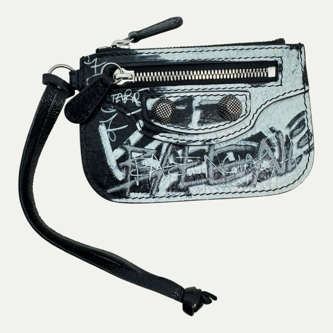 Balenciaga Graffiti Lanyard Cardholder