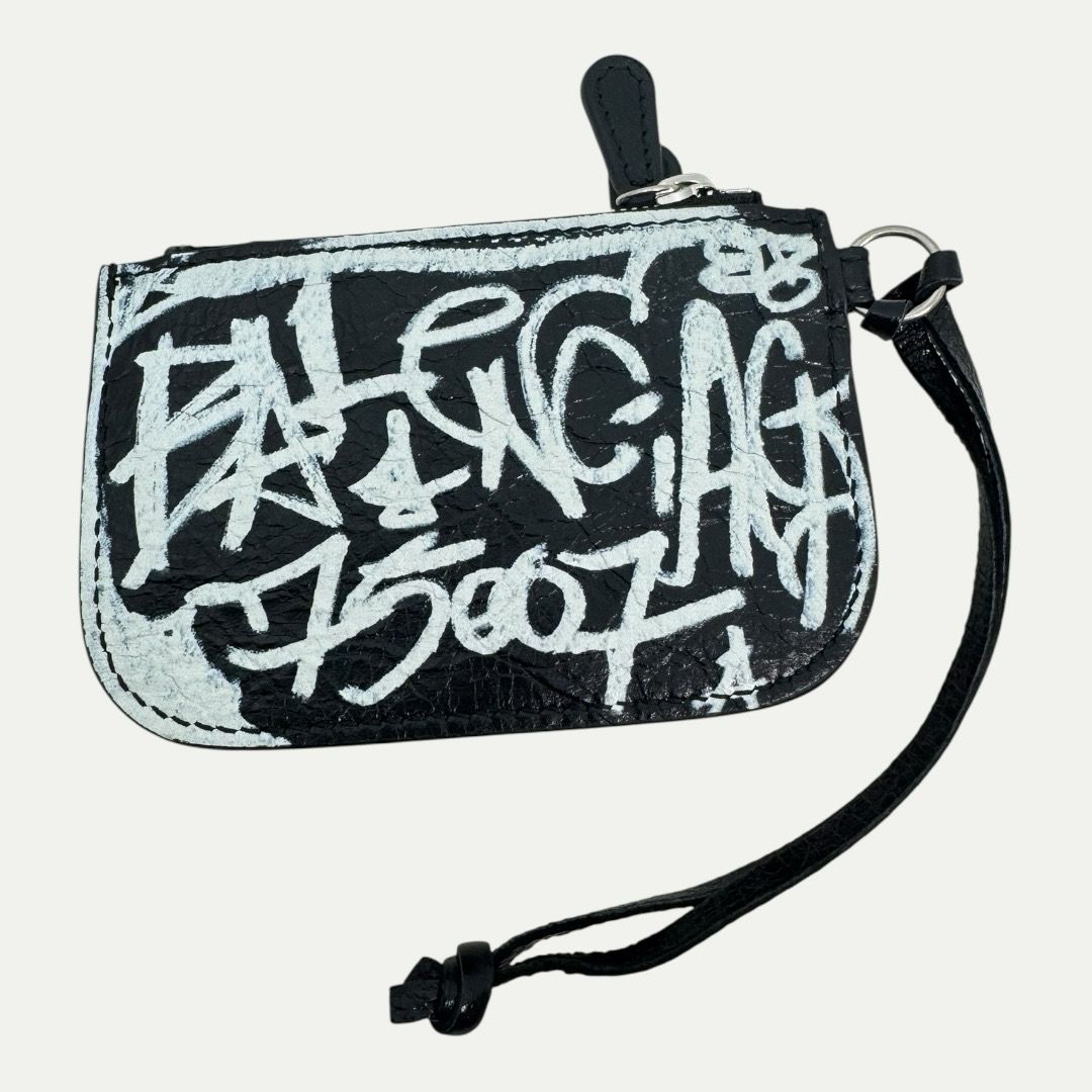 Balenciaga Graffiti Lanyard Cardholder