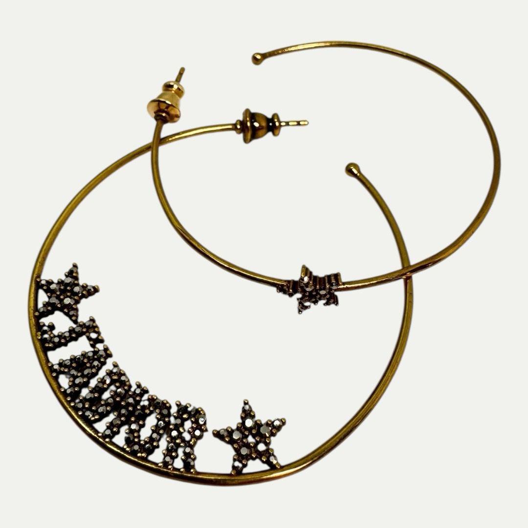 Dior J&#39;adior hoop earrings