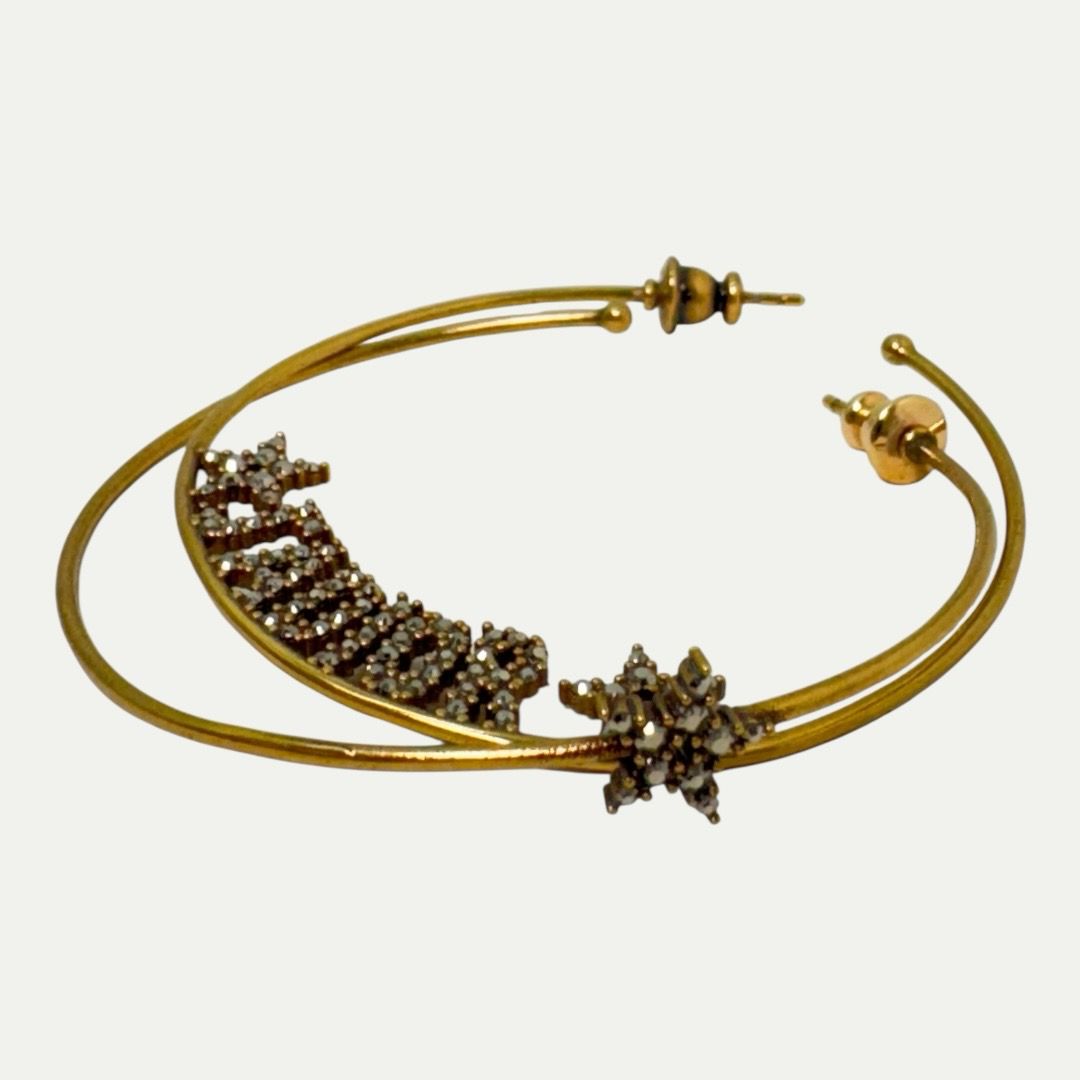 Dior J&#39;adior hoop earrings