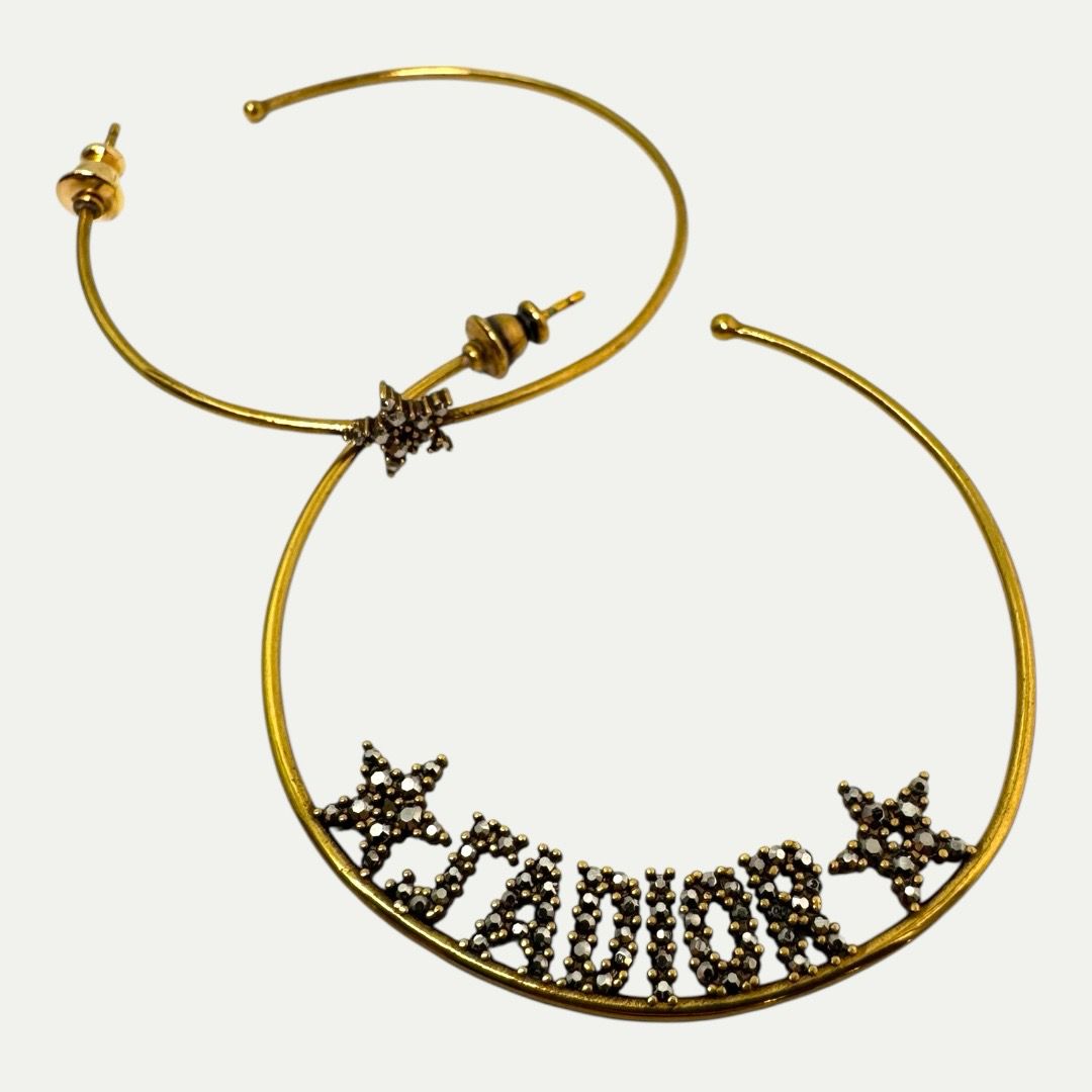 Dior J&#39;adior hoop earrings