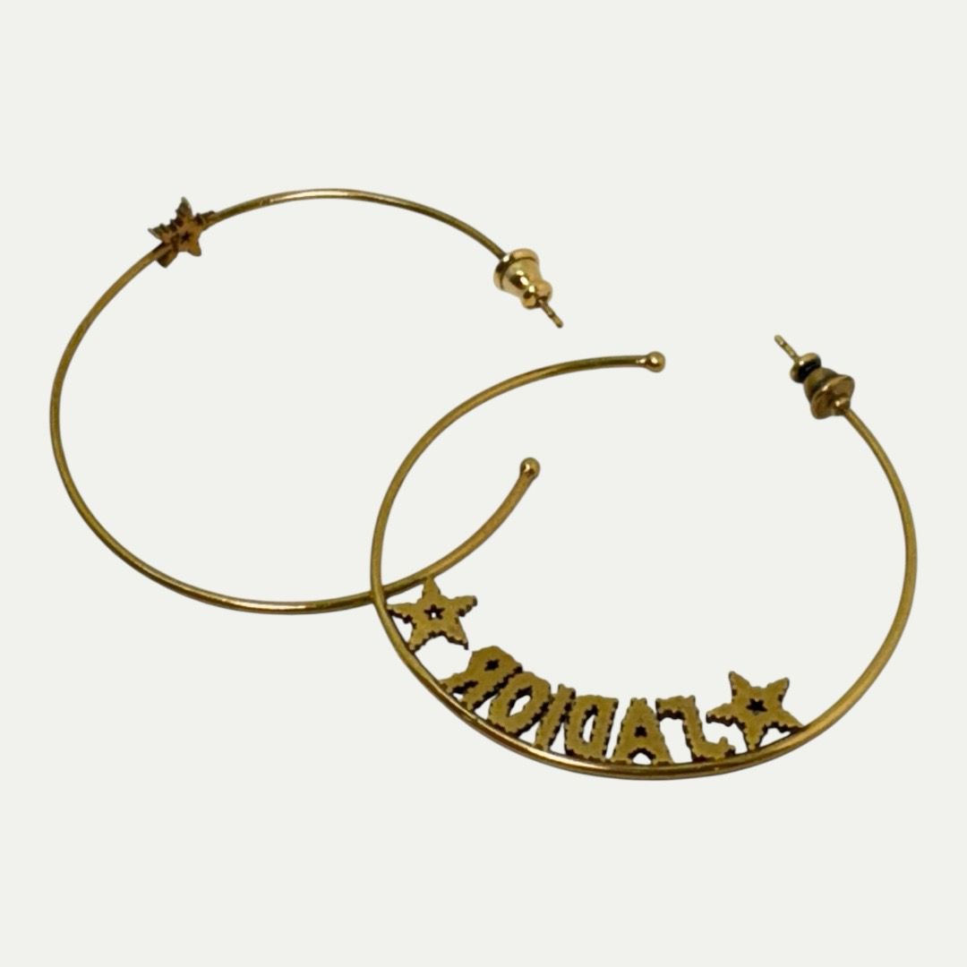 Dior J&#39;adior hoop earrings