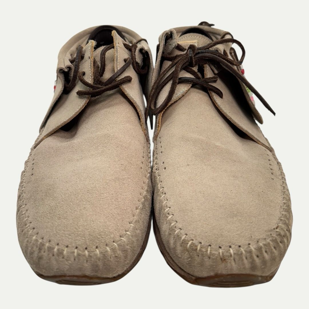 Visvim Moccasin Beaded Sneakers Sz 12