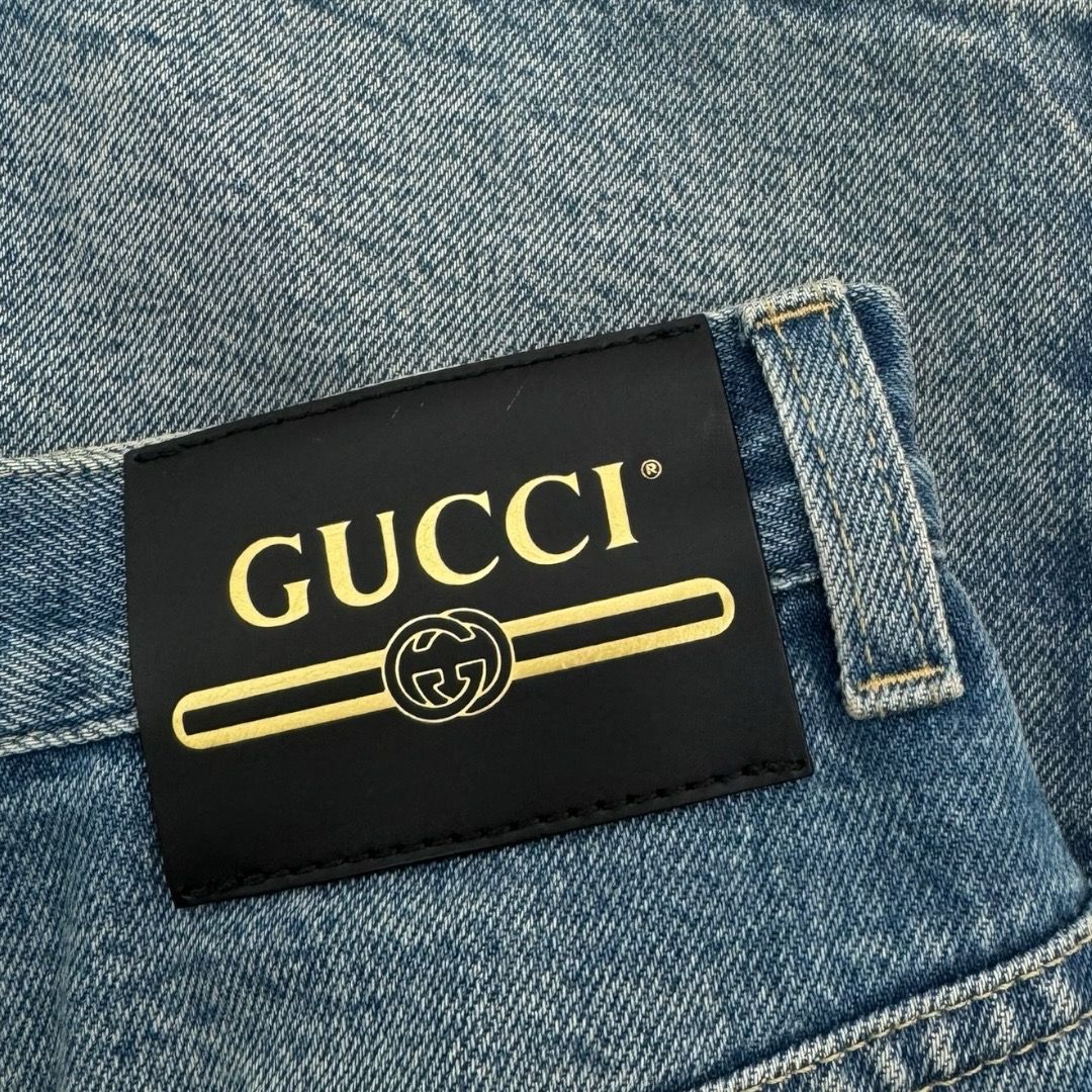 Gucci Denim Midi Skirt Sz 36 (XS)