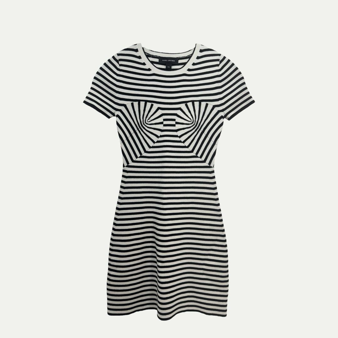 Marc Jacobs Striped Midi Dress Sz XS