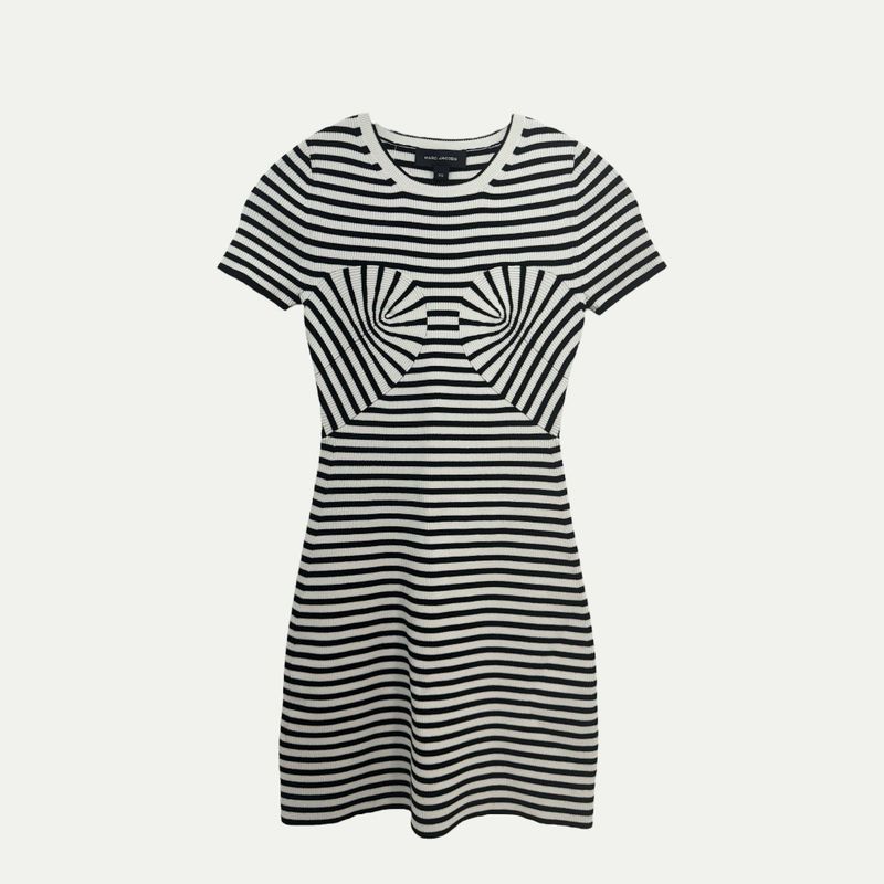 Marc Jacobs Striped Midi Dress Sz XS