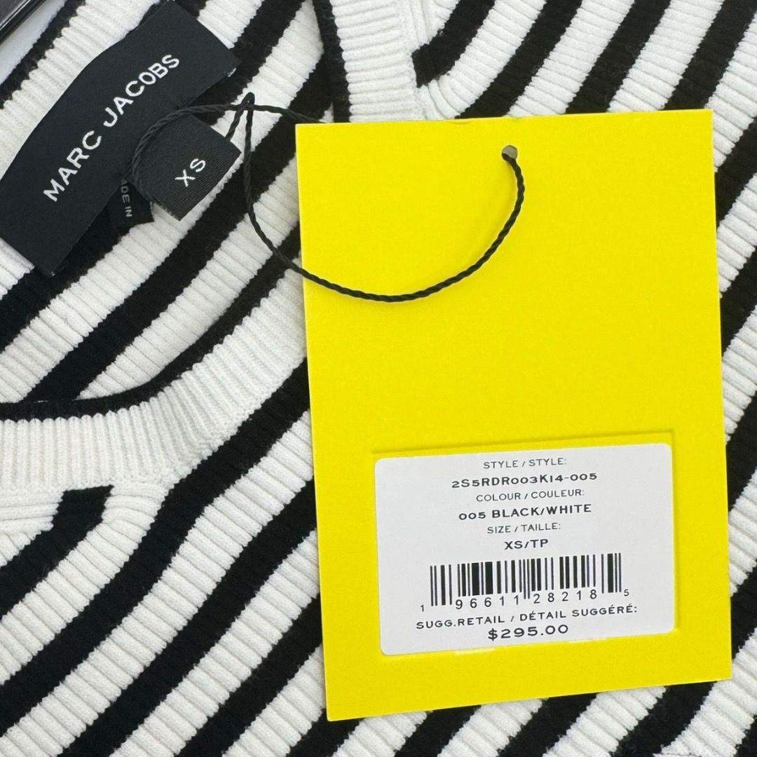 Marc Jacobs Striped Midi Dress Sz XS
