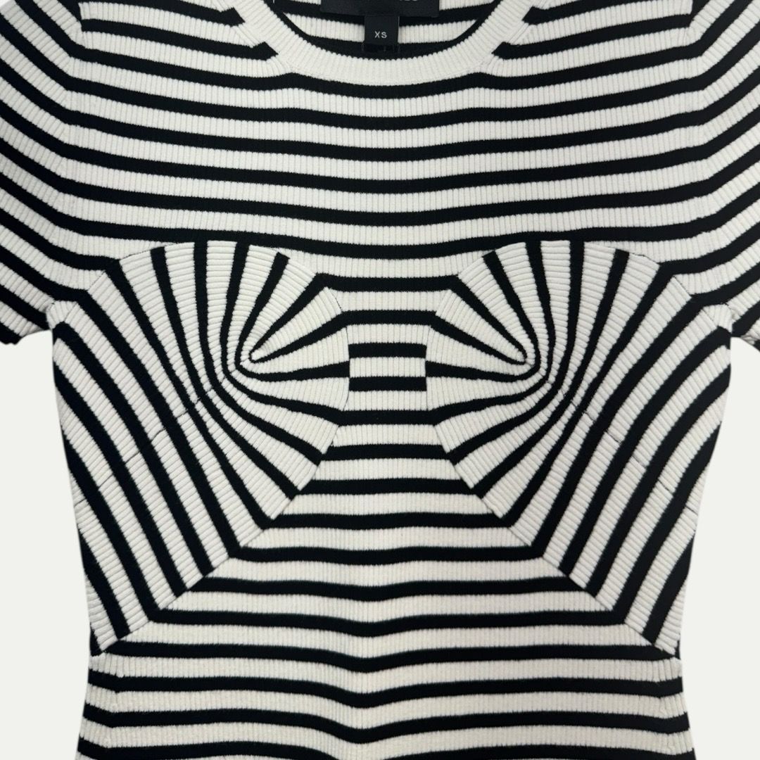 Marc Jacobs Striped Midi Dress Sz XS