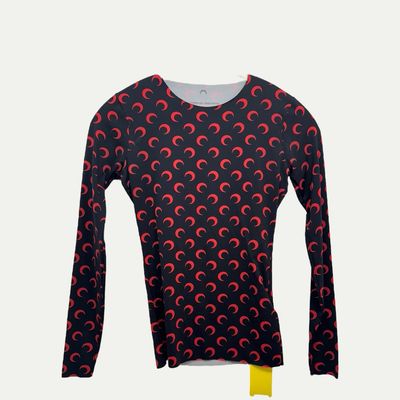 Marine Serre White Label Red Eclipse Top Sz M