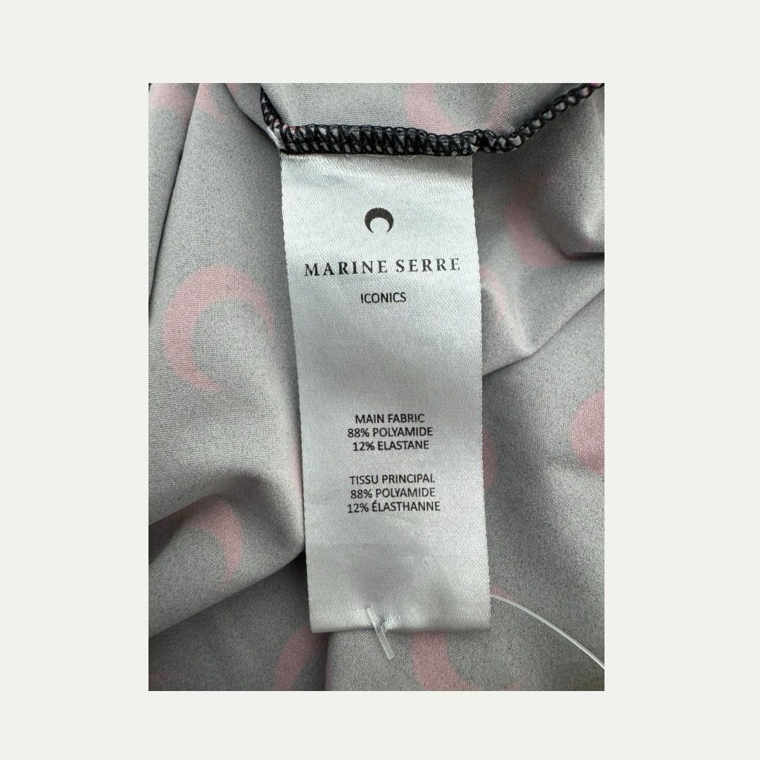 Marine Serre White Label Red Eclipse Top Sz M