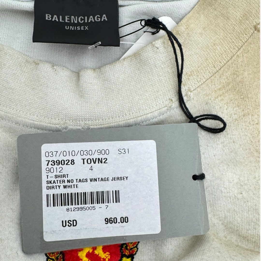 Balenciaga Skater Tee Sz 4(XL-XXXL)
