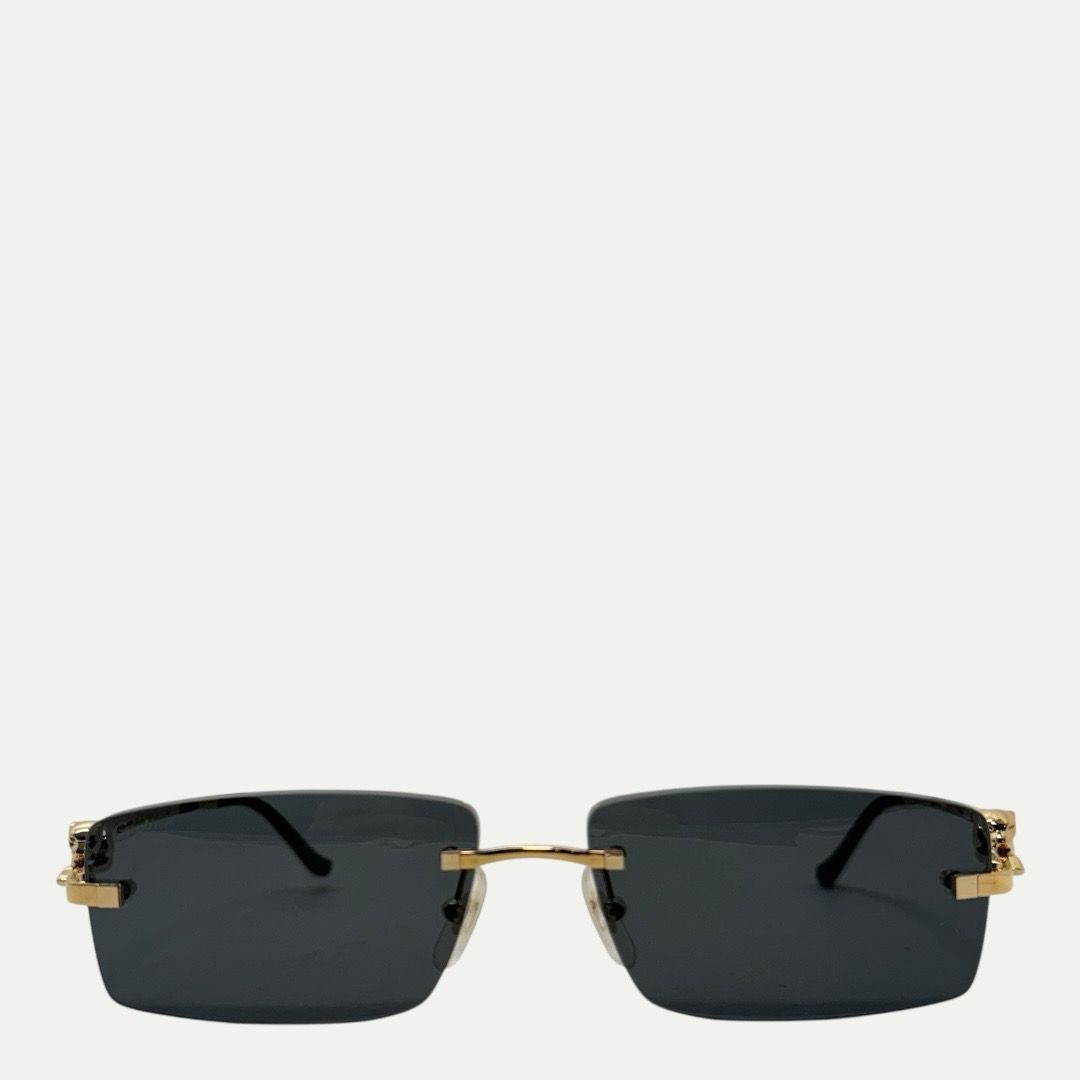 Cartier Panthere Black Lens Sunglasses