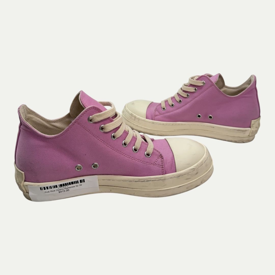 Rick Owens DRKSHDW Pink Ramones Sz 39(9w/7.5m)