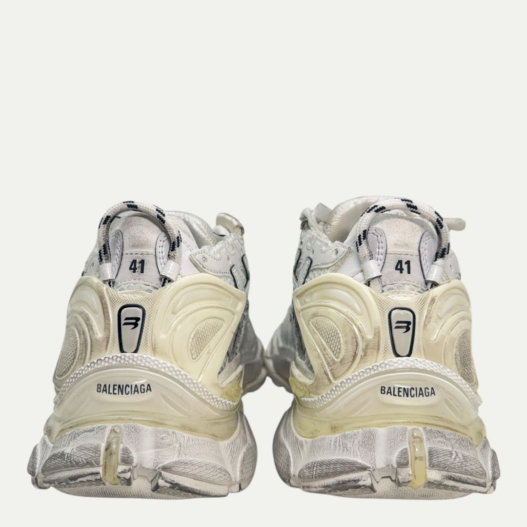Balenciaga White Runner Sz 41(9m/10.5w)