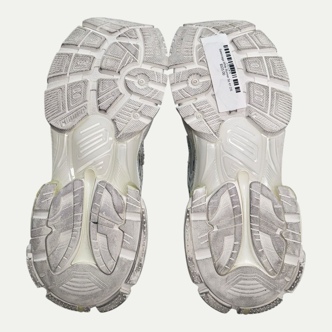 Balenciaga White Runner Sz 41(9m/10.5w)