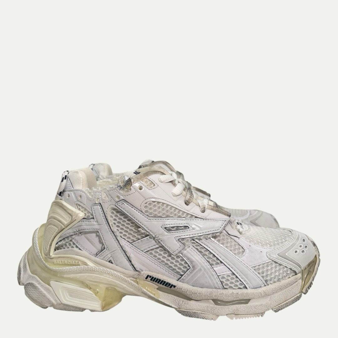 Balenciaga White Runner Sz 41(9m/10.5w)