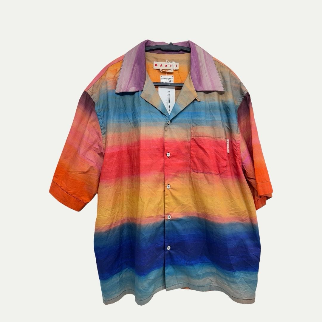 Marni Multicolor Printed Shirt Sz 52(XL)
