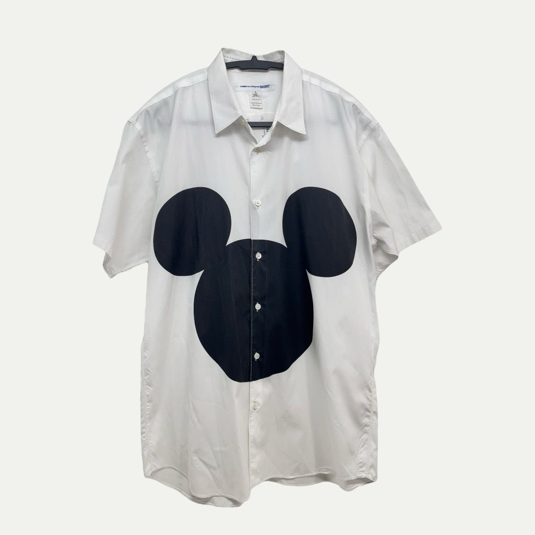 CDG Shirt Disney Button Sz L